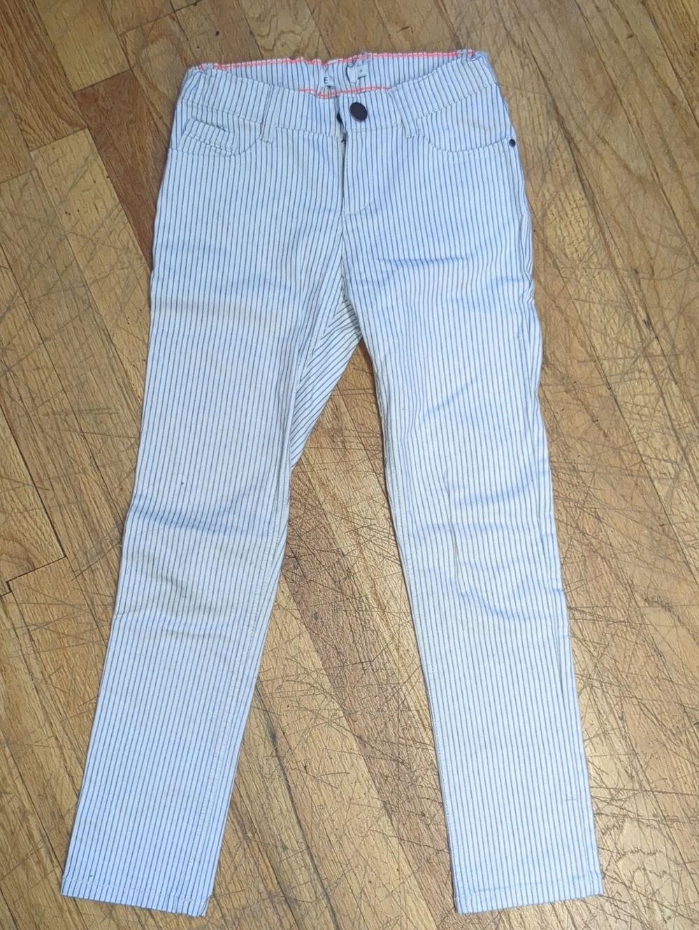 Striped Cotton Pants Size 9
